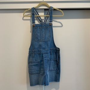 Madewell Short Denim Overalls